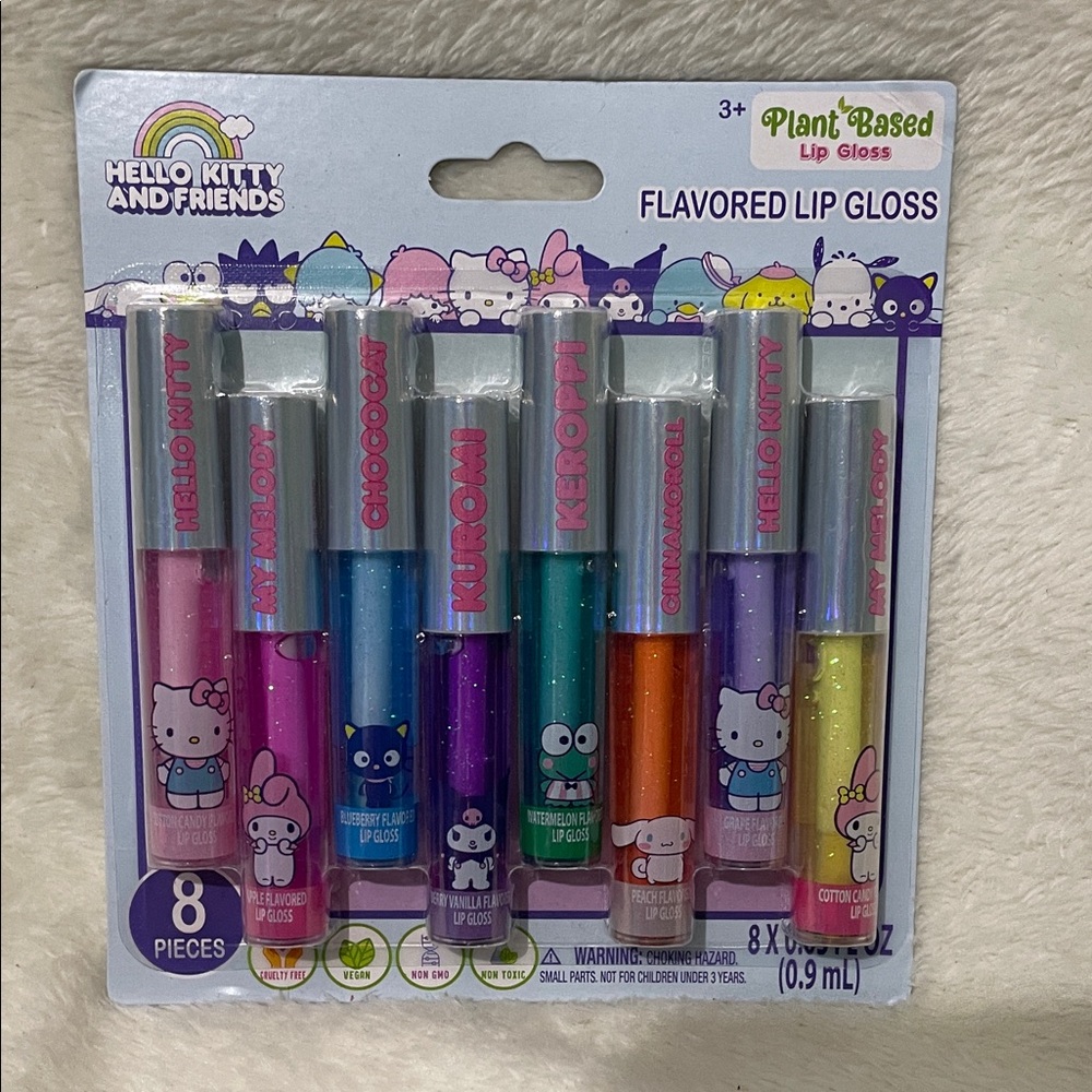 Hello Kitty and Friends Flavored Lip Gloss Set - Multicolor
